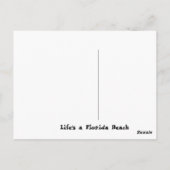 Carte postale Floride (Dos)