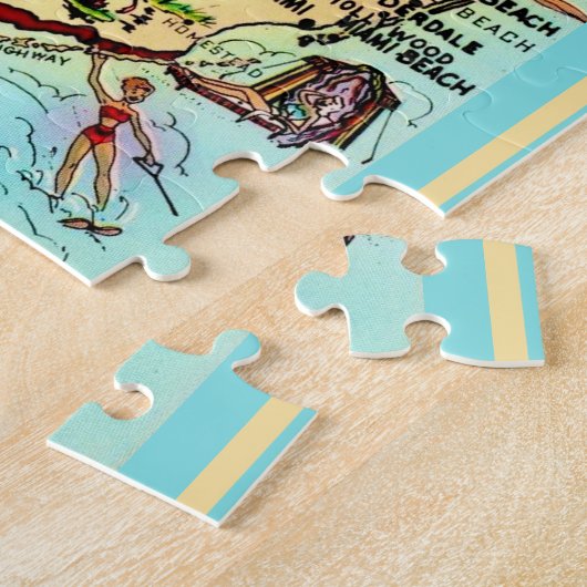 Carte postale Floride 11x14 Jigsaw Puzzle (Côté)
