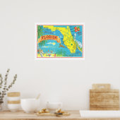 Carte postale Floride 18x24 Poster Imprimer (Cuisine)