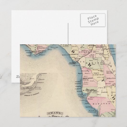 Carte Postale Floride 3 (Devant / Derrière)