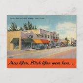 Carte Postale Floride, Autoroute fédérale, Dania (Devant)