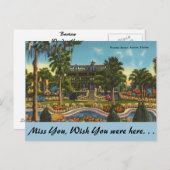 Carte Postale Floride, Bartow, Wonder House (Devant / Derrière)