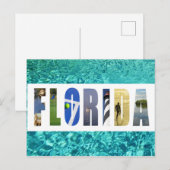 Carte Postale Floride Beach Ocean Travel Photo (Devant / Derrière)
