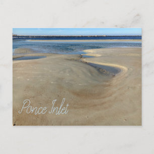 Carte Postale Floride Beach Ponce Inlet Waterway Photographie