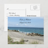 Carte postale Floride Beach RSVP (Devant / Derrière)