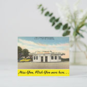 Carte Postale Floride, Bradenton, The Corner Restaurant (Debout devant)