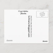 Carte Postale Floride, Coral Gables, Cour de justice (Dos)