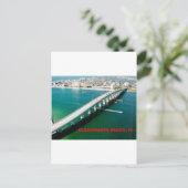 CARTE POSTALE FLORIDE DE PLAGE D'EAU CLAIRE (Debout devant)