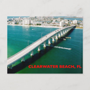 CARTE POSTALE FLORIDE DE PLAGE D'EAU CLAIRE