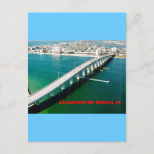 CARTE POSTALE FLORIDE DE PLAGE D'EAU CLAIRE