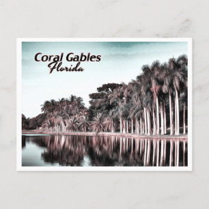 CARTE POSTALE FLORIDE DES GABLES DE CORAIL