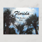 Carte Postale Floride, État de Sunshine (Devant)