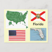 Carte Postale Floride, États-Unis (Devant)
