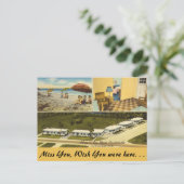 Carte Postale Floride, Ft. Pierce, Appartements Sea Shore (Debout devant)