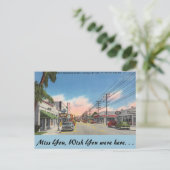 Carte Postale Floride, Ft. Pierce, Orange Avenue (Debout devant)