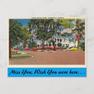 Carte Postale Floride, Gainesville, hôtel à la Maison Blanche