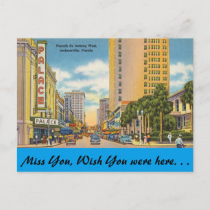 Carte Postale Floride, Jacksonville, Forsyth St.