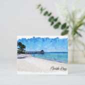 Carte Postale Floride Keys Tropical (Debout devant)