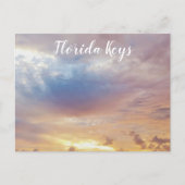 Carte Postale Floride Keys vibrant Sunset Cloudscape (Devant)