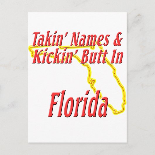 Carte Postale Floride - Kickin' Butt (Devant)