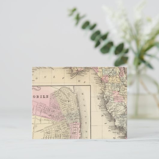 Carte Postale Floride, Mobile (Debout devant)