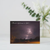 Carte postale Floride Night Lightning (Debout devant)