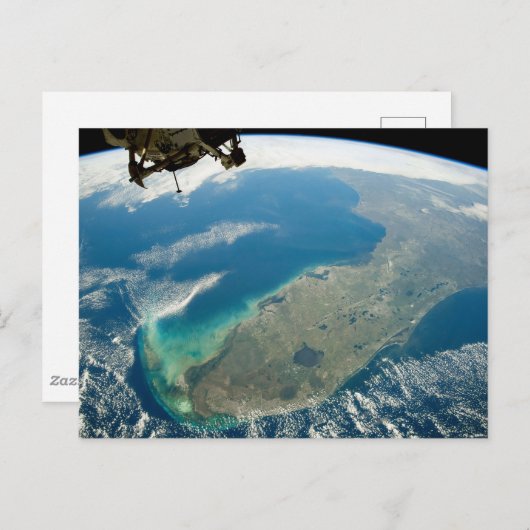 Carte Postale Floride Oblique, Sur La Côte Sud-Est (Devant / Derrière)