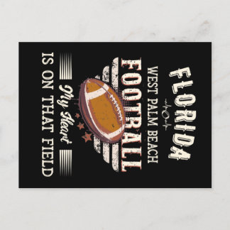 Carte Postale Floride Ouest Palm Beach Football américain