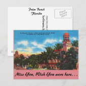 Carte Postale Floride, Palm Beach, Sunrise Avenue (Devant / Derrière)