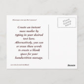 Carte Postale Floride Palm Tree Reverie (Dos)