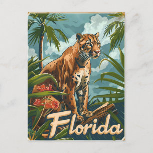 Carte Postale Floride Panther