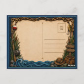Carte Postale Floride Parti Pêcher Longnose Gar (Dos)