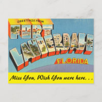 Floride, salutations de Fort Lauderdale