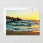 Carte postale Floride Sunrise (Devant / Derrière)