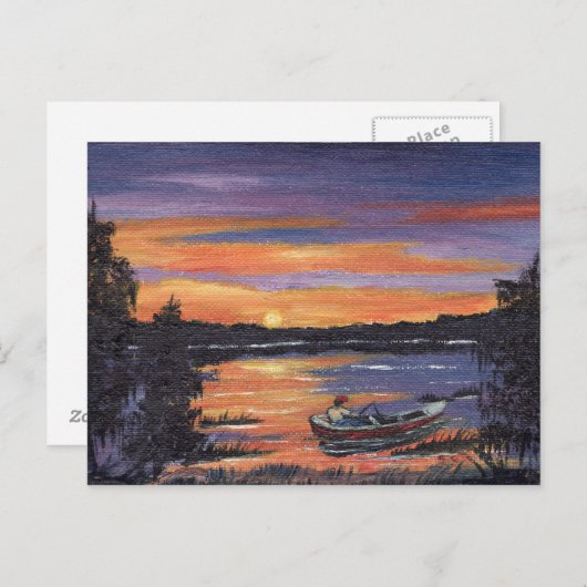 Carte postale Floride Sunrise (Devant / Derrière)