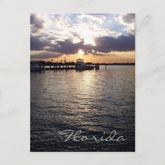 Carte postale Floride Sunset (Devant)