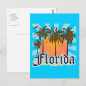 Carte Postale Floride The Sunshine State USA (Devant / Derrière)
