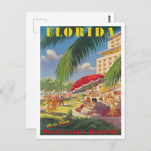 Carte Postale Floride Travel (Devant / Derrière)