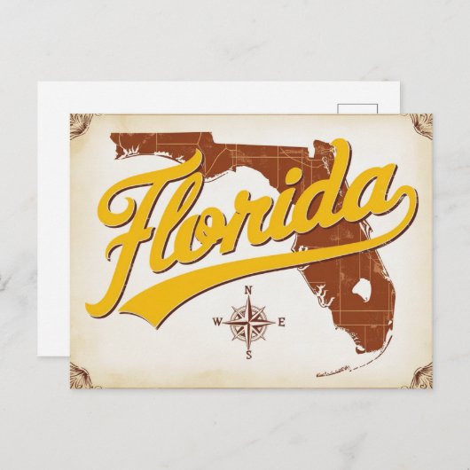 Carte Postale Floride, USA (Devant / Derrière)