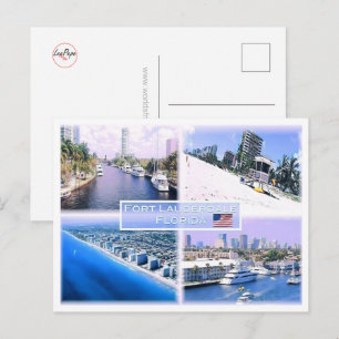 Carte Postale Floride - Usa - Mosaïque -
