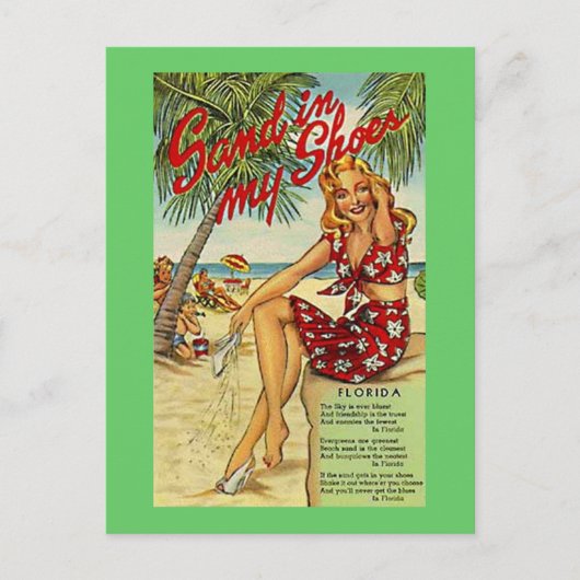 Carte Postale Floride vintage, États-Unis - (Devant)