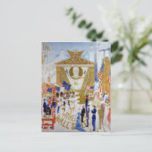 Carte Postale Florine Stettheimer Les Cathédrales de Wall Street (Debout devant)