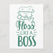 Carte Postale Floss Comme Un Boss (Devant)