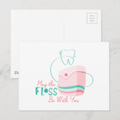 Carte Postale Floss soyez avec vous (Devant / Derrière)