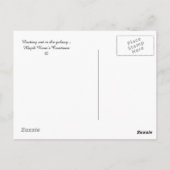 Carte Postale Flottant dans la galaxie .... (Dos)