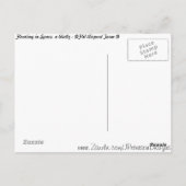 Carte Postale Flottant dans l'espace, une valse - Aéroport DFW (Dos)