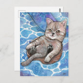 Carte Postale Flottant gratuit (Devant / Derrière)