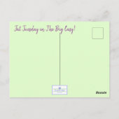 Carte Postale Flotte Alligator Mardi Gras (Dos)