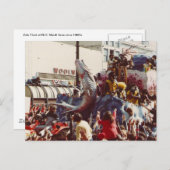 Carte Postale Flotte de Mardi Gras Zulu (Devant / Derrière)