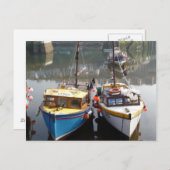 Carte Postale flotte de pêche Mevagissey (Devant / Derrière)